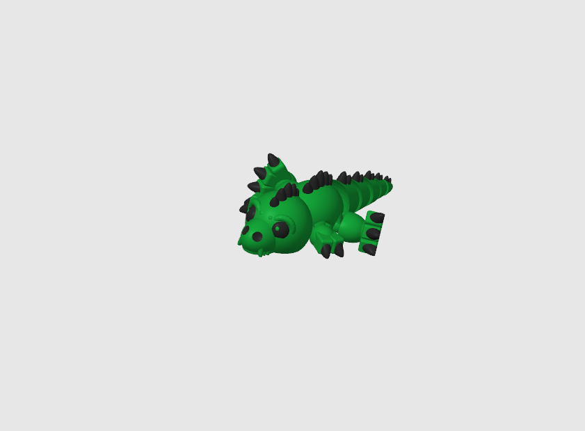 Crocodil Articulat breloc/jucarie articulata