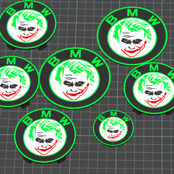 Sigle/embleme BMW  Model Joker  (Capota/portbagaj/jante/roti/volan)