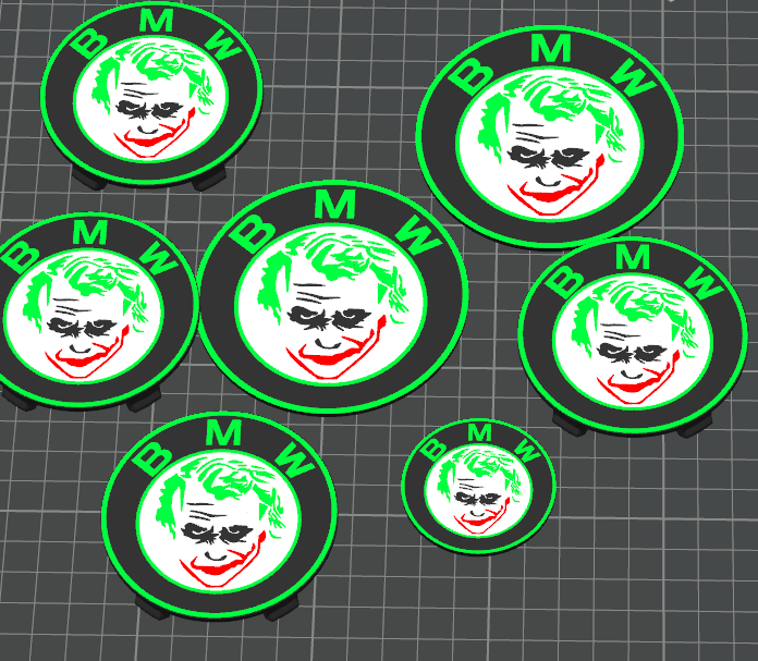 Sigle/embleme BMW  Model Joker  (Capota/portbagaj/jante/roti/volan)