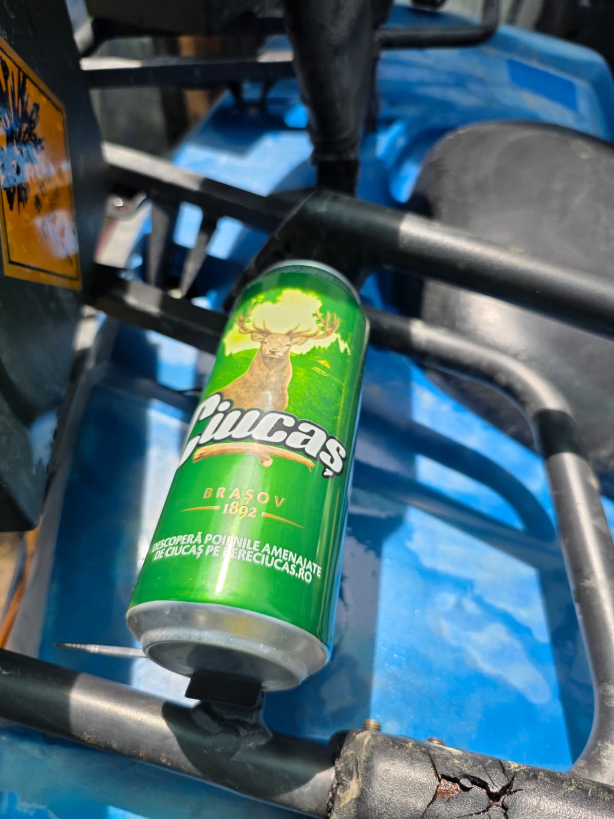 Suport Universal pentru Doze/doza (250ml/500ml) – Montare Rapidă, Fixare Extremă atv/moto - imagine 9