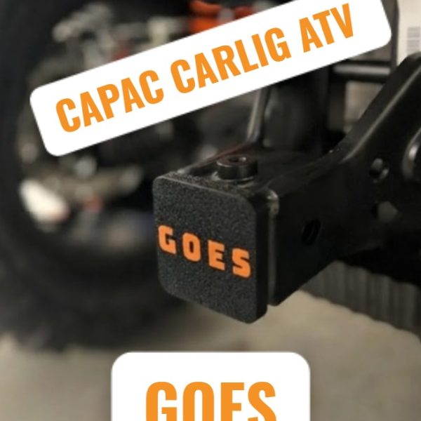 Dop / Capac pentru Prindere Carlig Pătrat ATV UTV, Compatibil GOES, Rezistent la Nămol și Apă