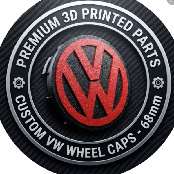Set 4 Bucăți Capace Jantă 65mm Volkswagen (VW) - Design Multi-Color