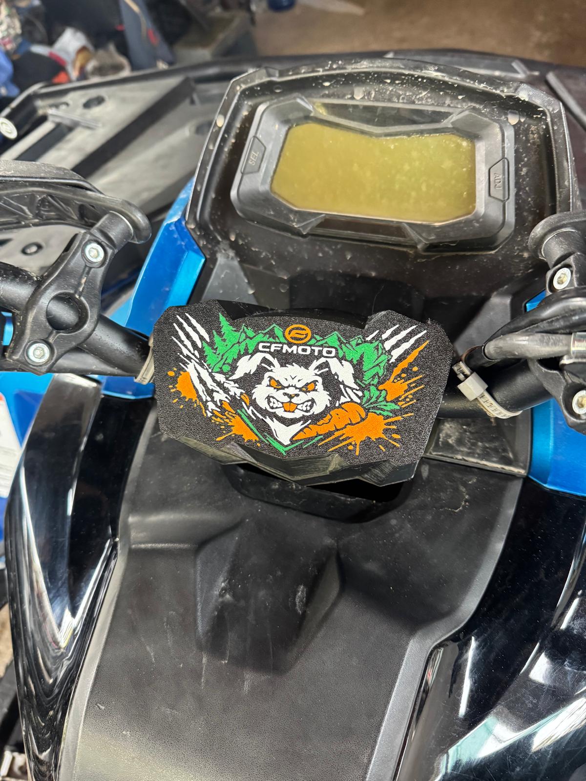 Capac Ghidon / Coarne Personalizat – ATV CFMOTO (450 / 520 / 625 / 850 / 1000) model Iepure - imagine 4