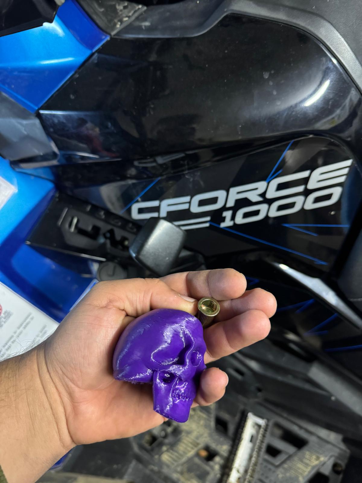 Schimbător de Viteze / Nucă Personalizată (Model Skull) – Universal pentru ATV Filet m8 CF MOTO LINHAI SEGWAY - imagine 11