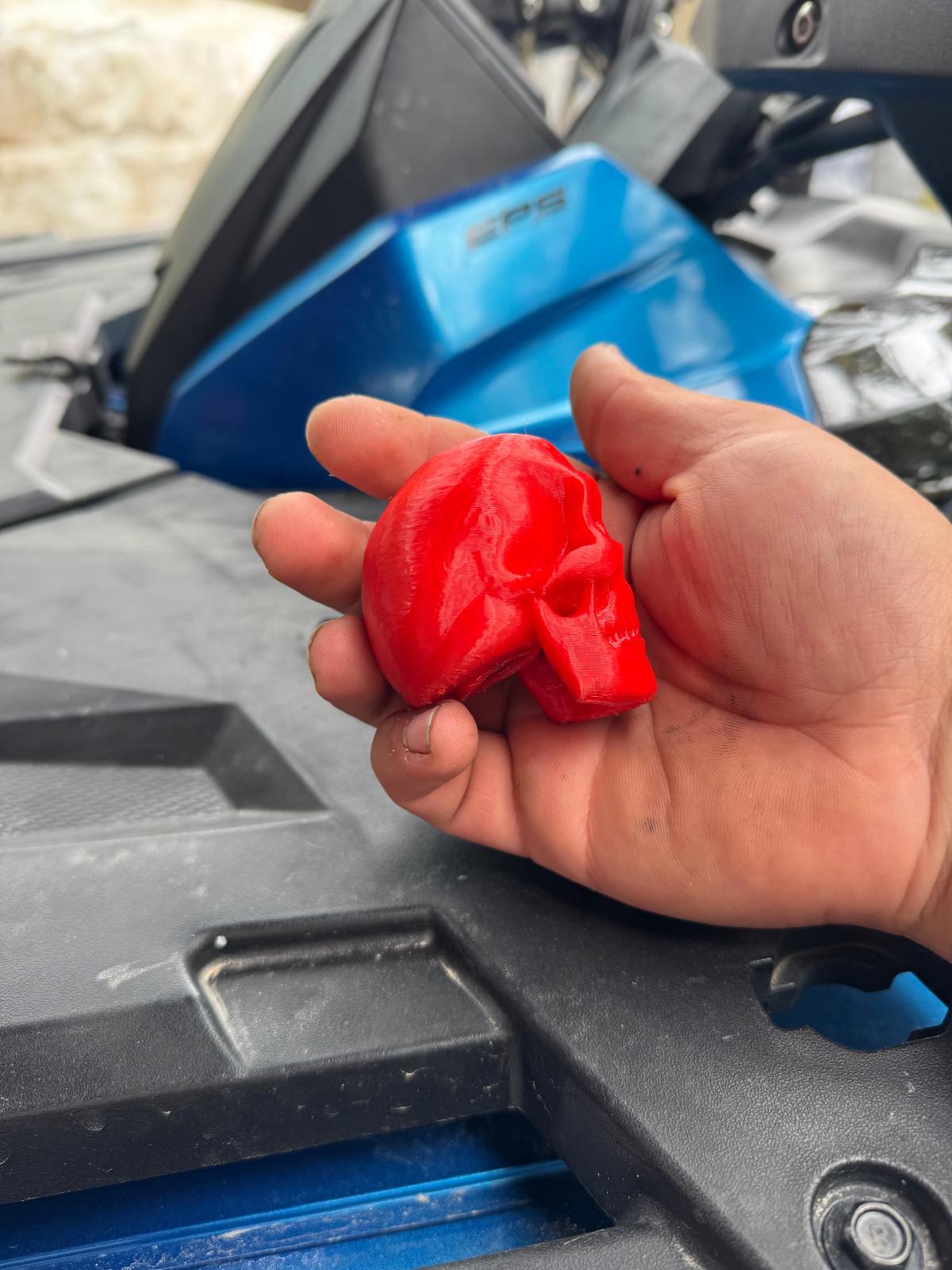 Schimbător de Viteze / Nucă Personalizată (Model Skull) – Universal pentru ATV Filet m8 CF MOTO LINHAI SEGWAY - imagine 7