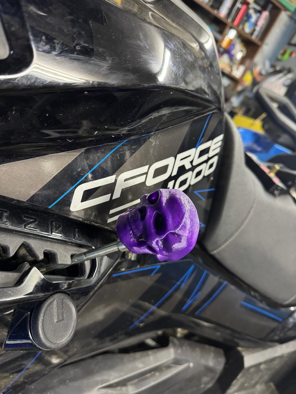Schimbător de Viteze / Nucă Personalizată (Model Skull) – Universal pentru ATV Filet m8 CF MOTO LINHAI SEGWAY - imagine 5