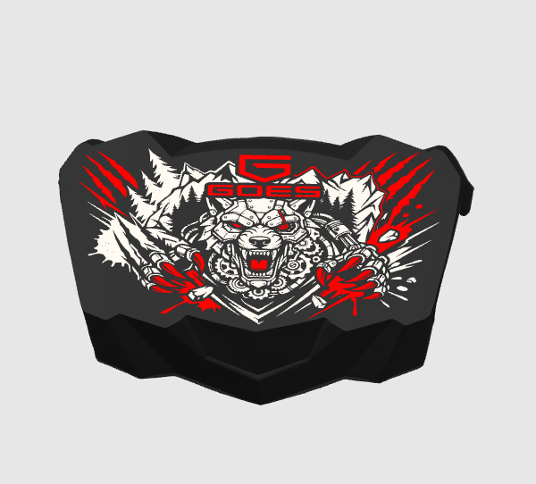 Capac Ghidon / Coarne Personalizat – ATV GOES 400 500  model  LUP MECHA color