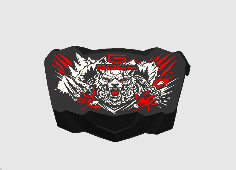 Capac Ghidon / Coarne Personalizat – ATV GOES 400 500 model LUP MECHA color