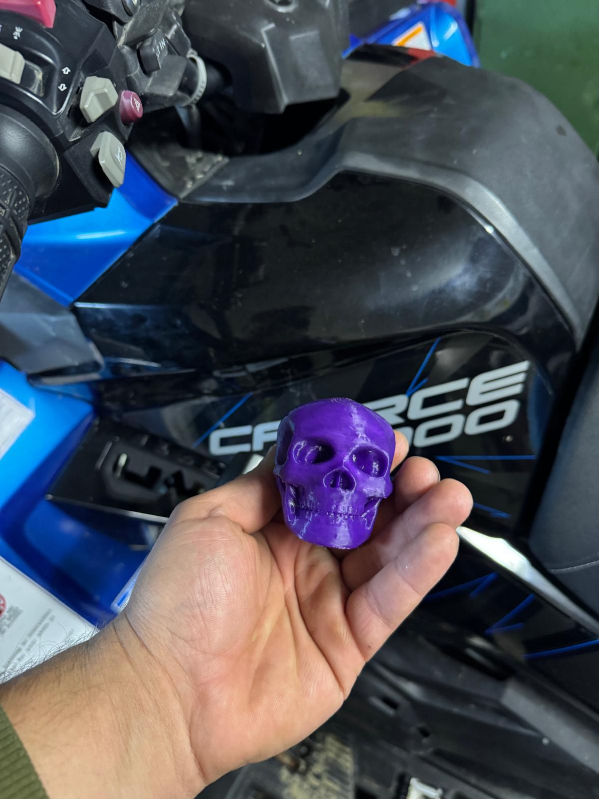 Schimbător de Viteze / Nucă Personalizată (Model Skull) – Universal pentru ATV Filet m8 CF MOTO LINHAI SEGWAY - imagine 9