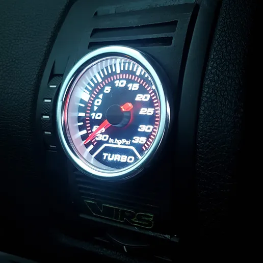 Suport Ceas 52mm pentru Gura de Ventilație – Skoda Octavia 2 (Partea Stângă)